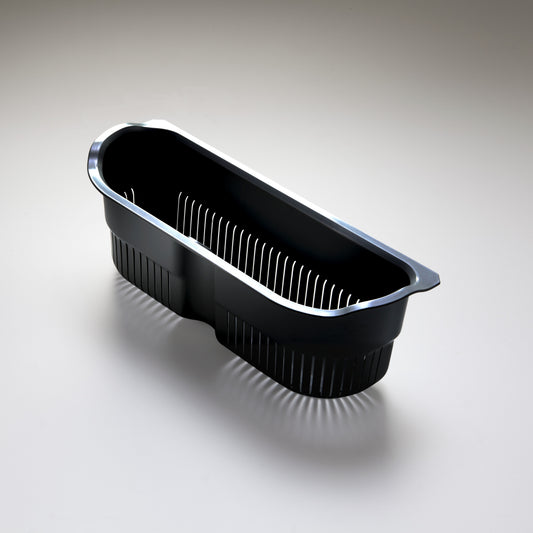 Oliveri NP D Shape Colander Charcoal