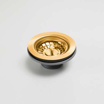 Oliveri Basket Waste Brushed Gold