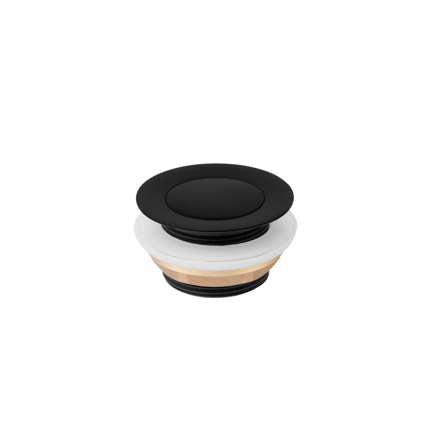 Oliveri Pop-Up Bath Waste Brushed Black