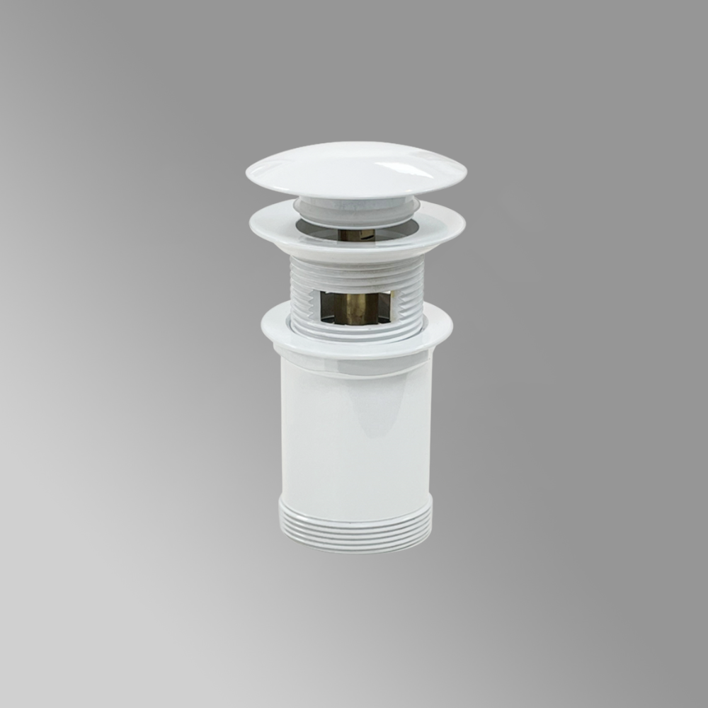 Oliveri Universal Pop Up Plug And Waste Gloss White