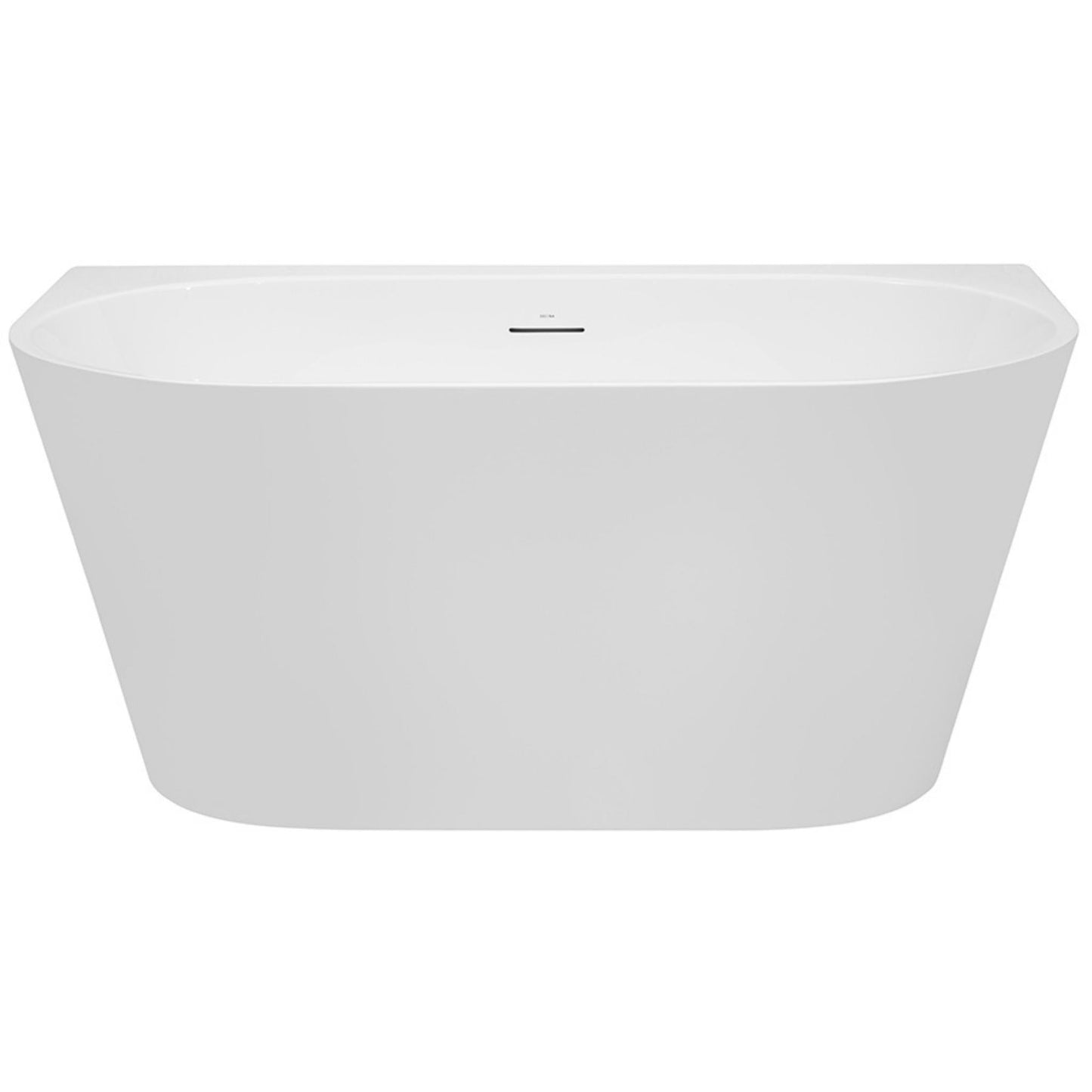 DECINA ALEGRA BACK-TO-WALL FREESTANDING BATH WITH INTEGRATED OVERFLOW  1400MM