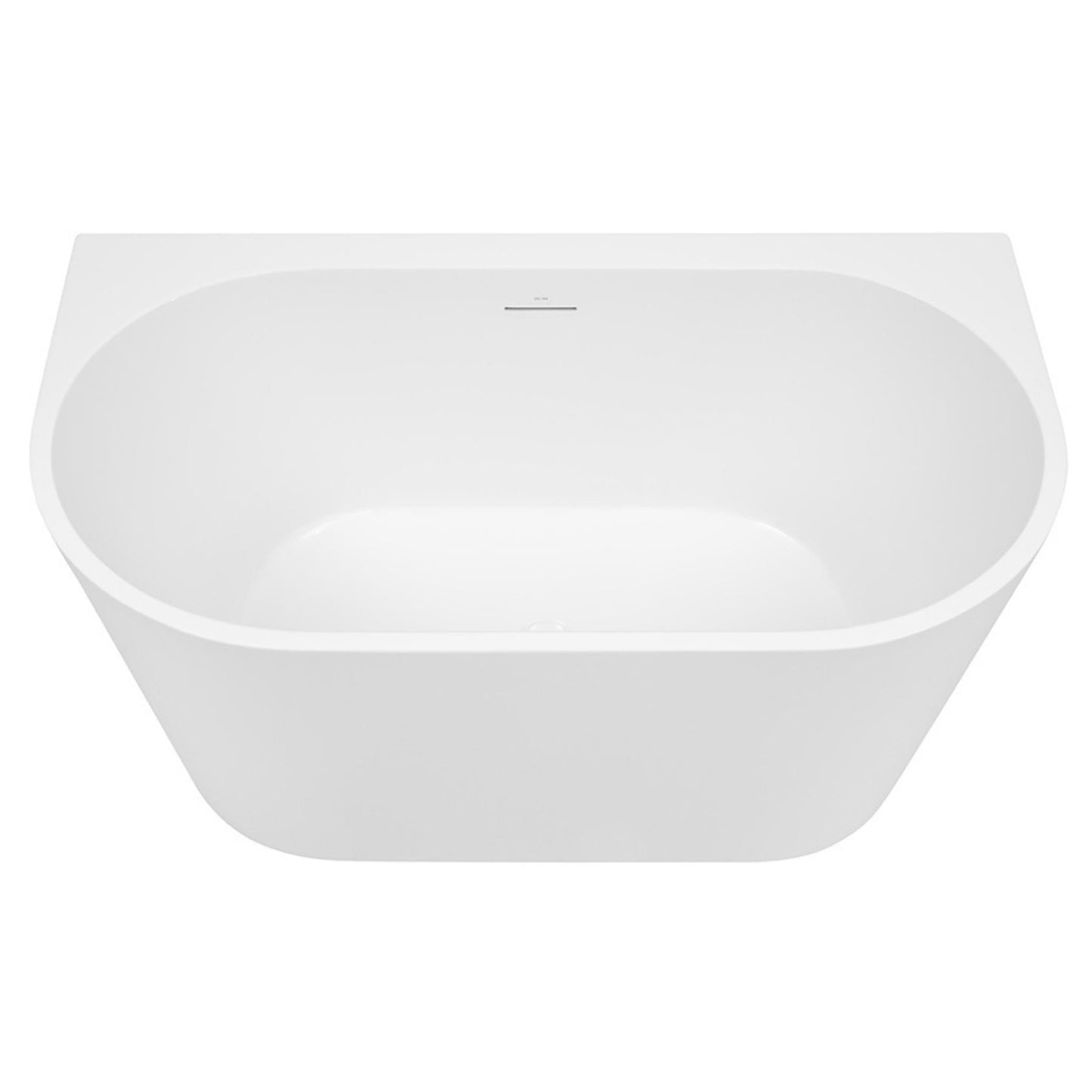 DECINA ALEGRA BACK-TO-WALL FREESTANDING BATH WITH INTEGRATED OVERFLOW  1400MM