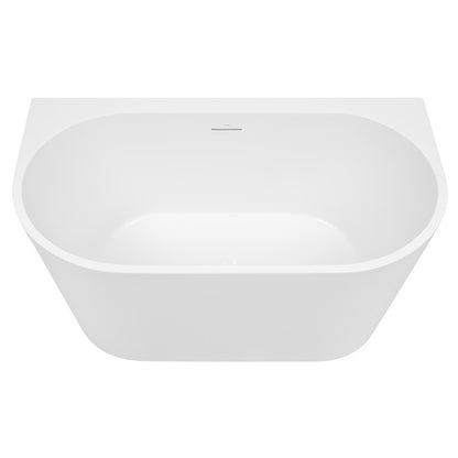 DECINA ALEGRA BACK-TO-WALL FREESTANDING BATH WITH INTEGRATED OVERFLOW  1400MM