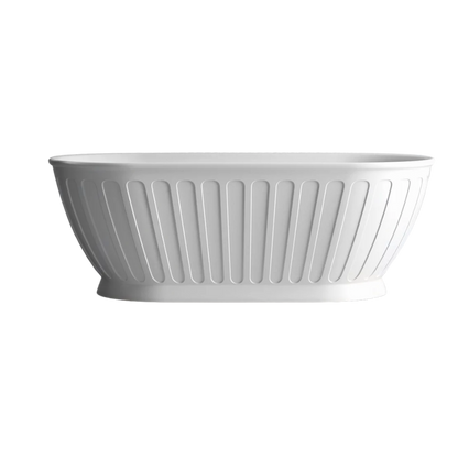 Otti Attica Kensington 1500mm Freestanding Bath Matte White