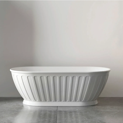 Otti Attica Kensington 1700 Freestanding Bath Gloss White