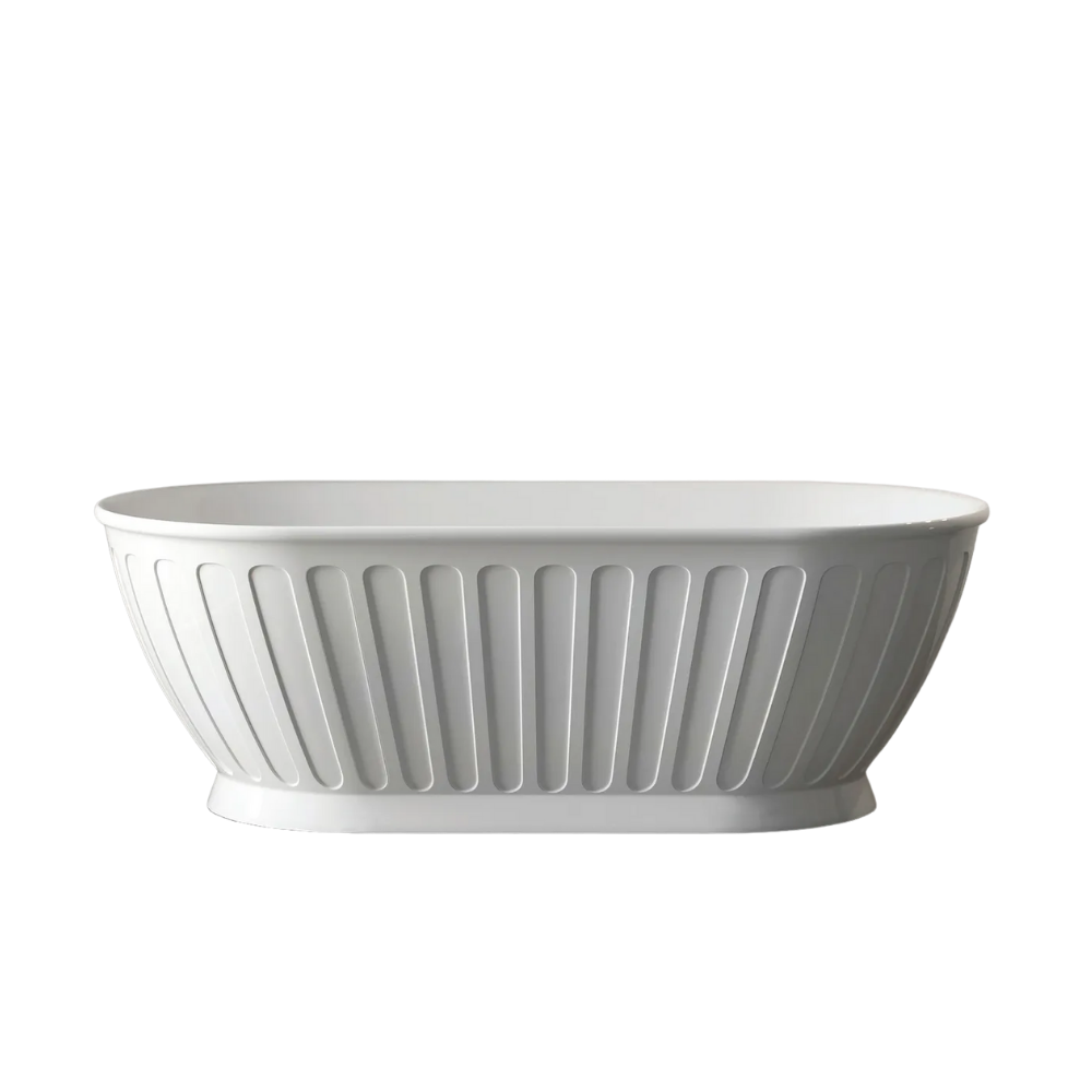 Otti Attica Kensington 1700 Freestanding Bath Gloss White