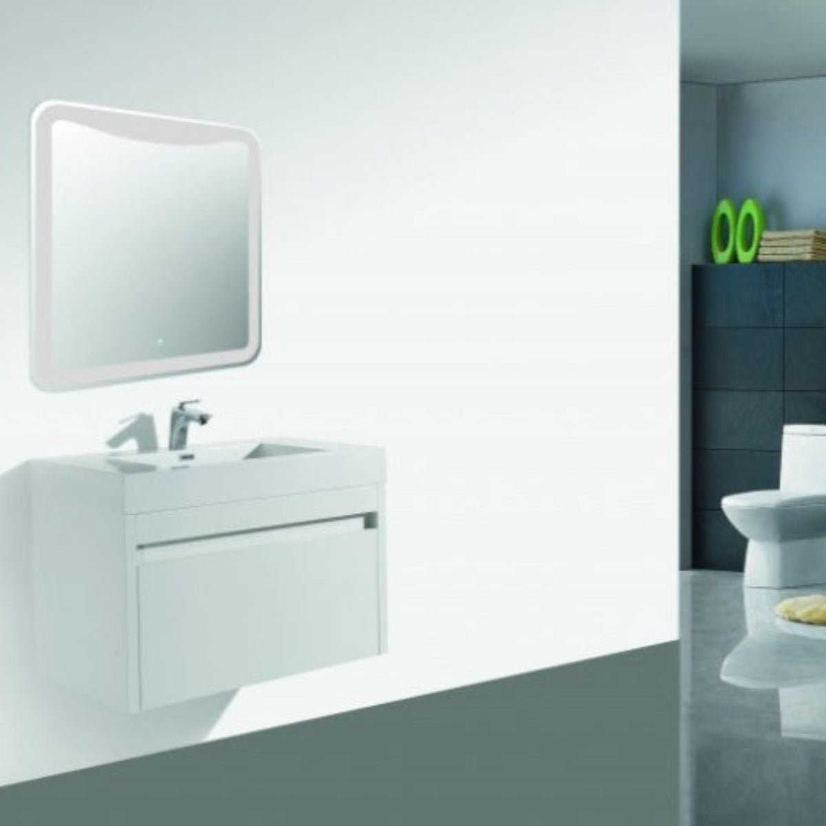 ALEXANDRA 760 MM WALL HUNG Gloss White