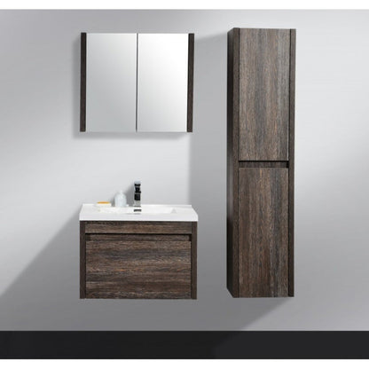 ALEXANDRA 760 MM WALL HUNG Silver Oak