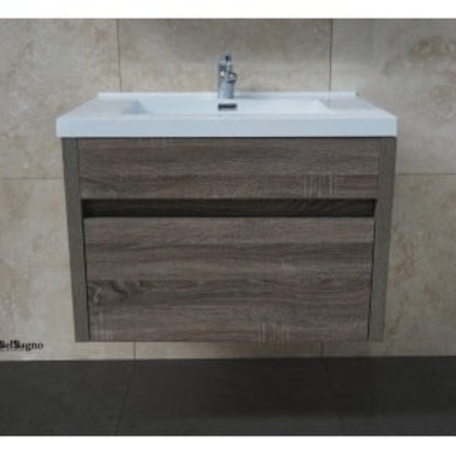 ALEXANDRA 760 MM WALL HUNG Silver Oak
