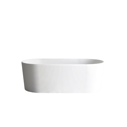 Otti Attica Noosa 1500mm Freestanding Bath Matte White