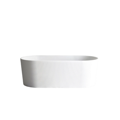 Otti Attica Noosa 1500mm Freestanding Bath Matte White
