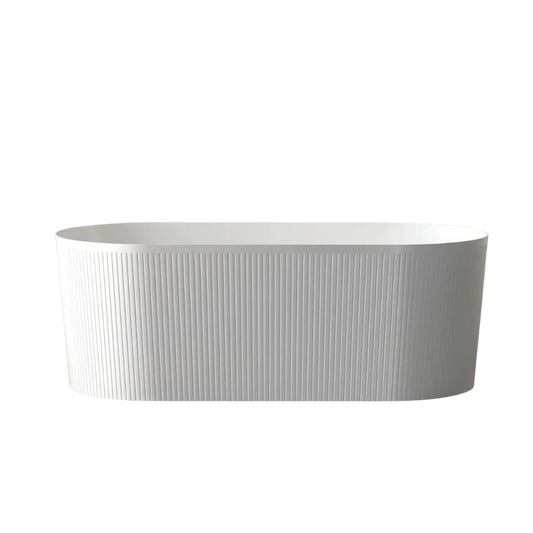 Otti Attica Noosa 1700mm Freestanding Bath Matte White
