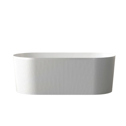 Otti Attica Noosa 1700mm Freestanding Bath Matte White