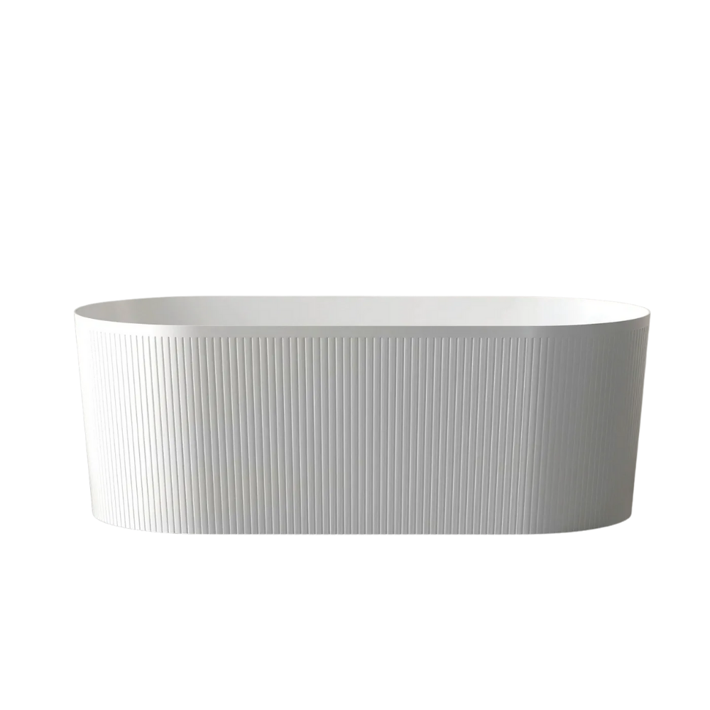 Otti Attica Noosa 1700mm Freestanding Bath Gloss White