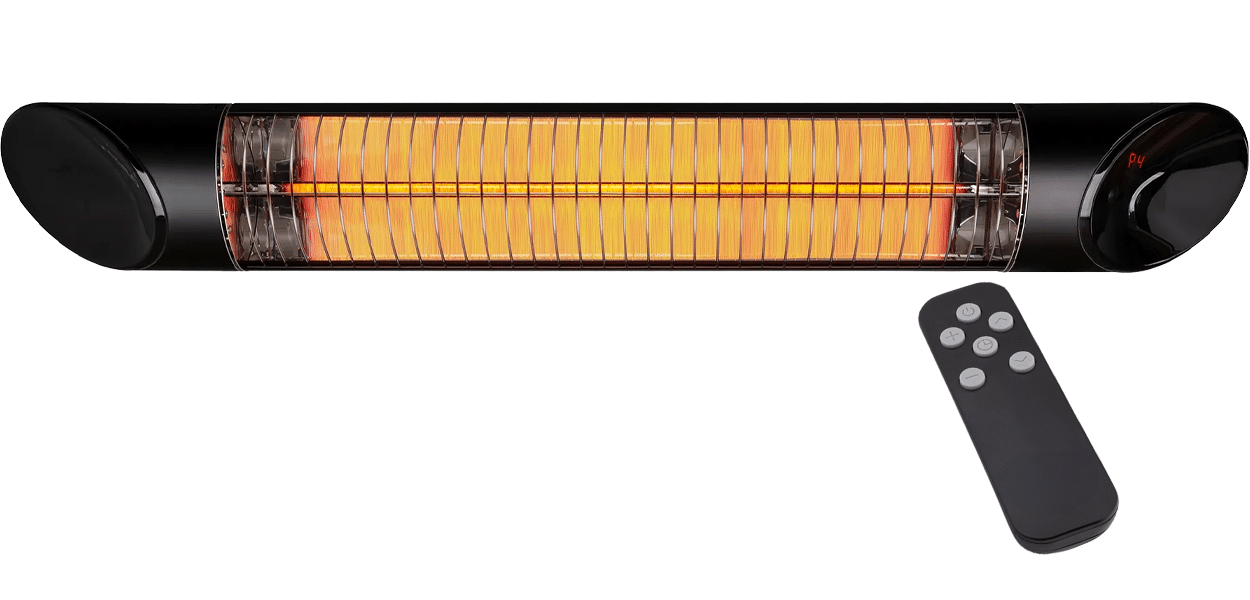 AO2000RB Ash 2000W Mid-Wave Outdoor Heater