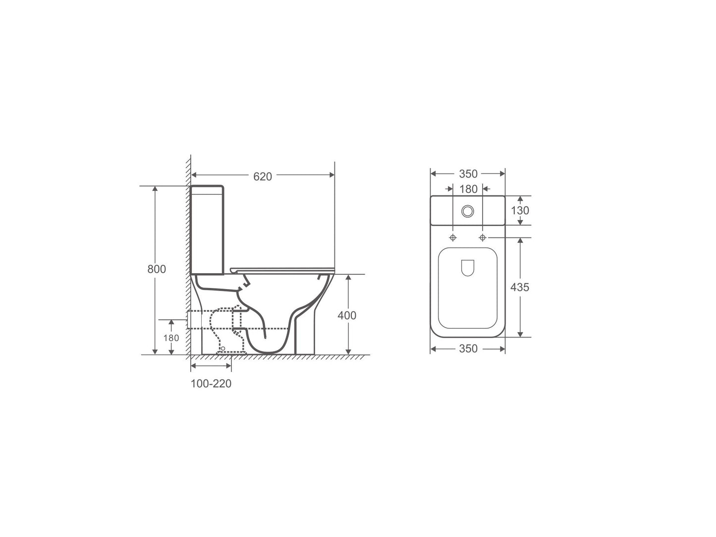 Aria Back-to-Wall Toilet Suite
