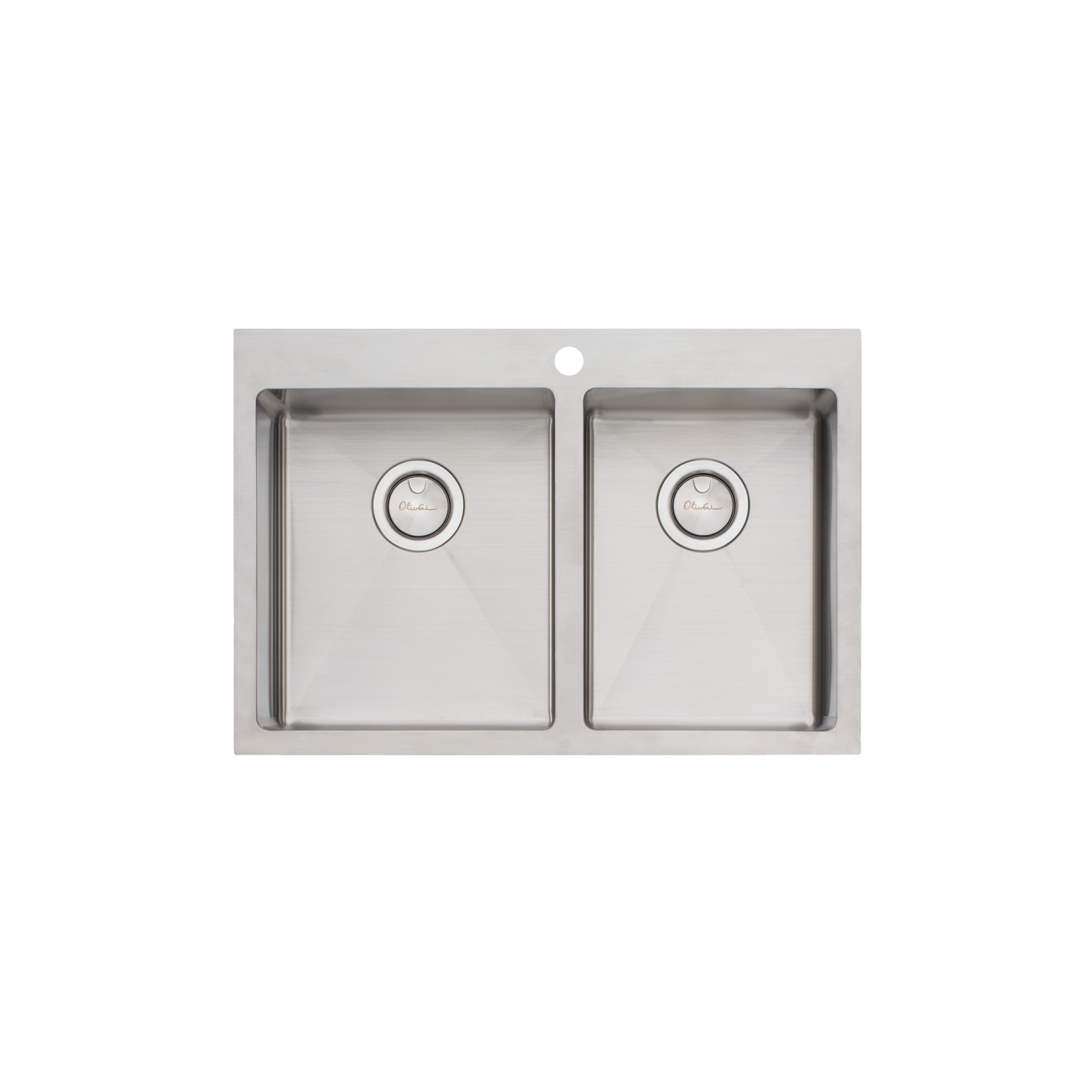 Oliveri Apollo 1 And 3/4 Left Bowl Sink Stainless Steel