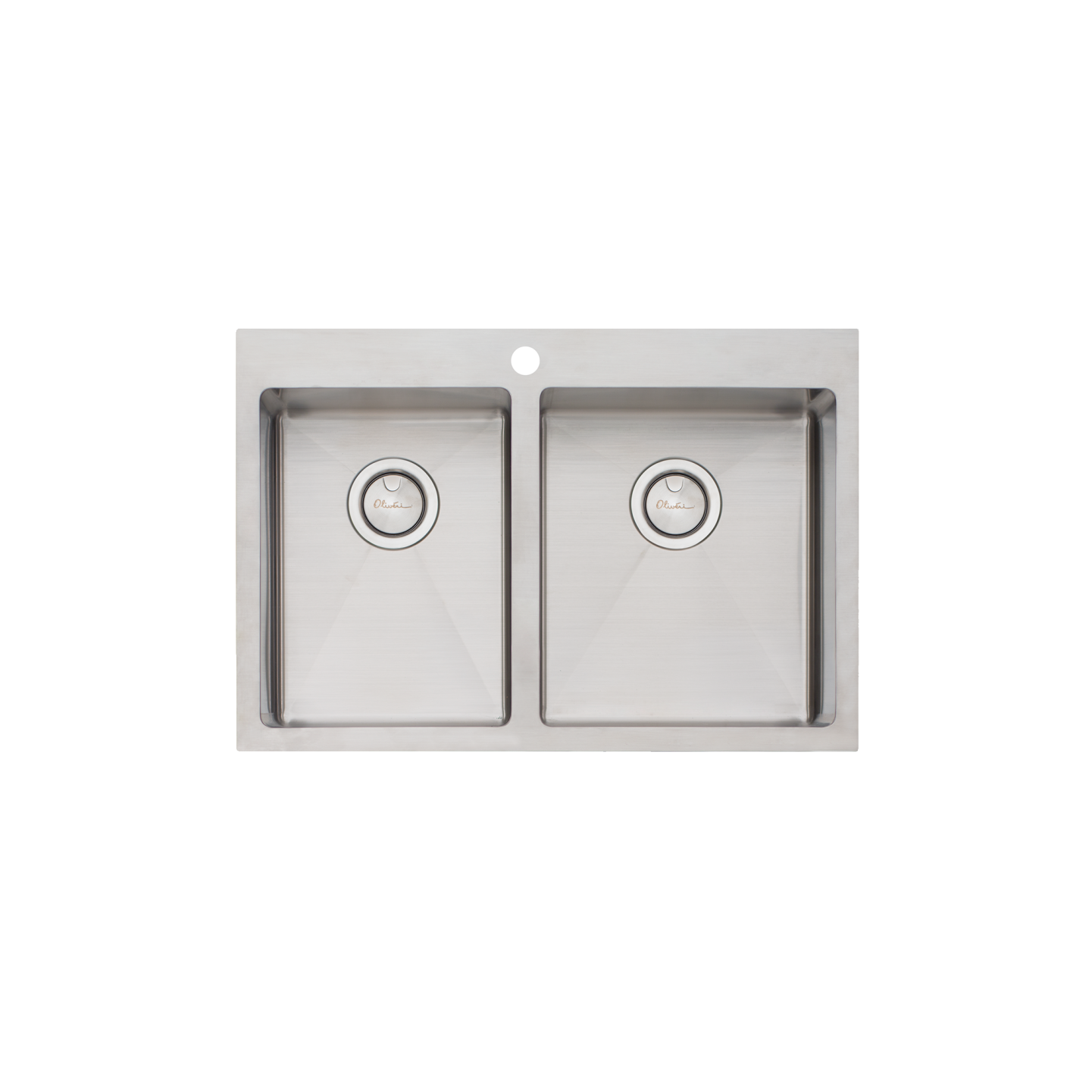 Oliveri Apollo 1 And 3/4 Right Bowl Sink Stainless Steel