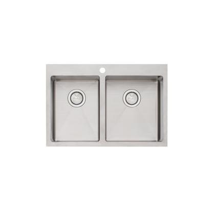 Oliveri Apollo 1 And 3/4 Right Bowl Sink Stainless Steel
