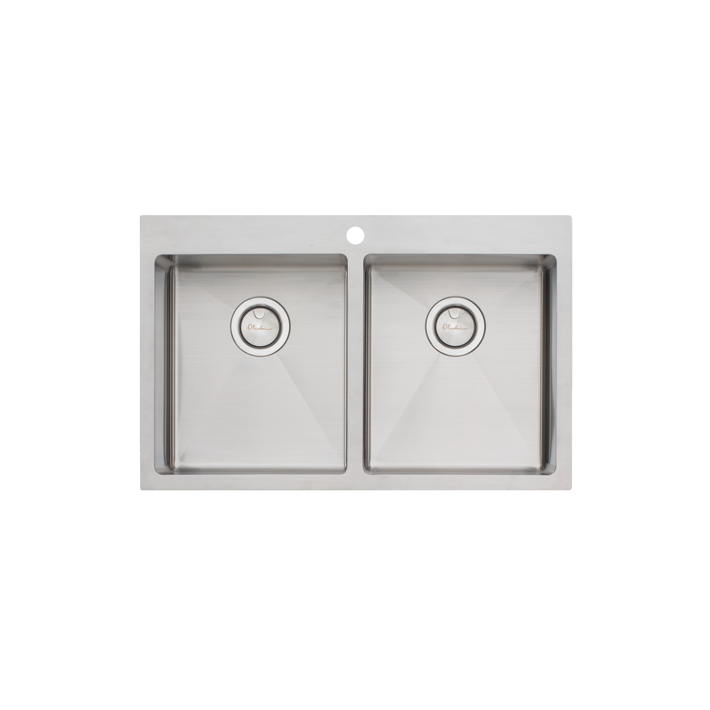 Oliveri Apollo Double Bowl Sink Stainless Steel