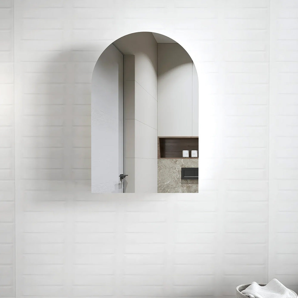 Otti Archie 900x600 White Shaving Cabinet