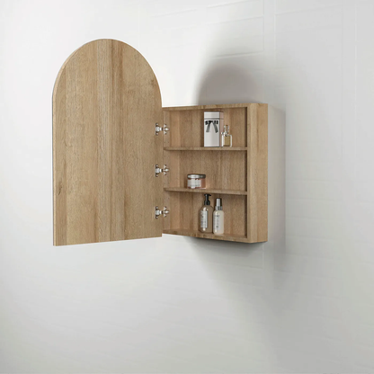 Otti Archie 900x600 Natural Oak Shaving Cabinet