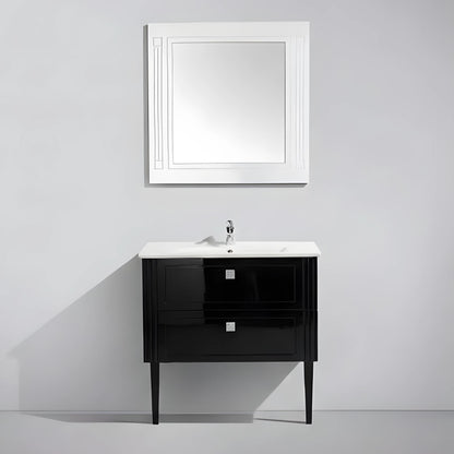 BELBAGNO ATRIA DE LUXE GLOSS  1000MM SINGLE BOWL BACK TO WALL FLOOR STANDING VANITY