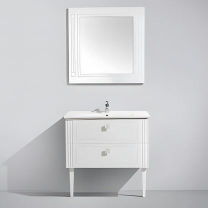 BELBAGNO ATRIA DE LUXE  1000MM SINGLE BOWL BACK TO WALL FLOOR STANDING VANITY