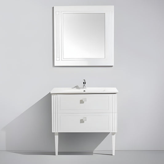 BELBAGNO ATRIA DE LUXE  1000MM SINGLE BOWL BACK TO WALL FLOOR STANDING VANITY