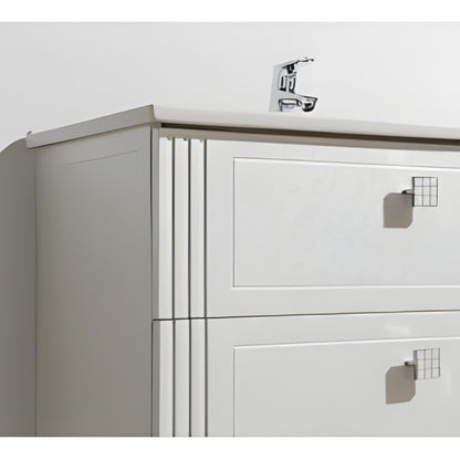 BELBAGNO ATRIA DE LUXE  1000MM SINGLE BOWL BACK TO WALL FLOOR STANDING VANITY