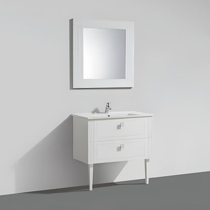 BELBAGNO ATRIA DE LUXE  1000MM SINGLE BOWL BACK TO WALL FLOOR STANDING VANITY