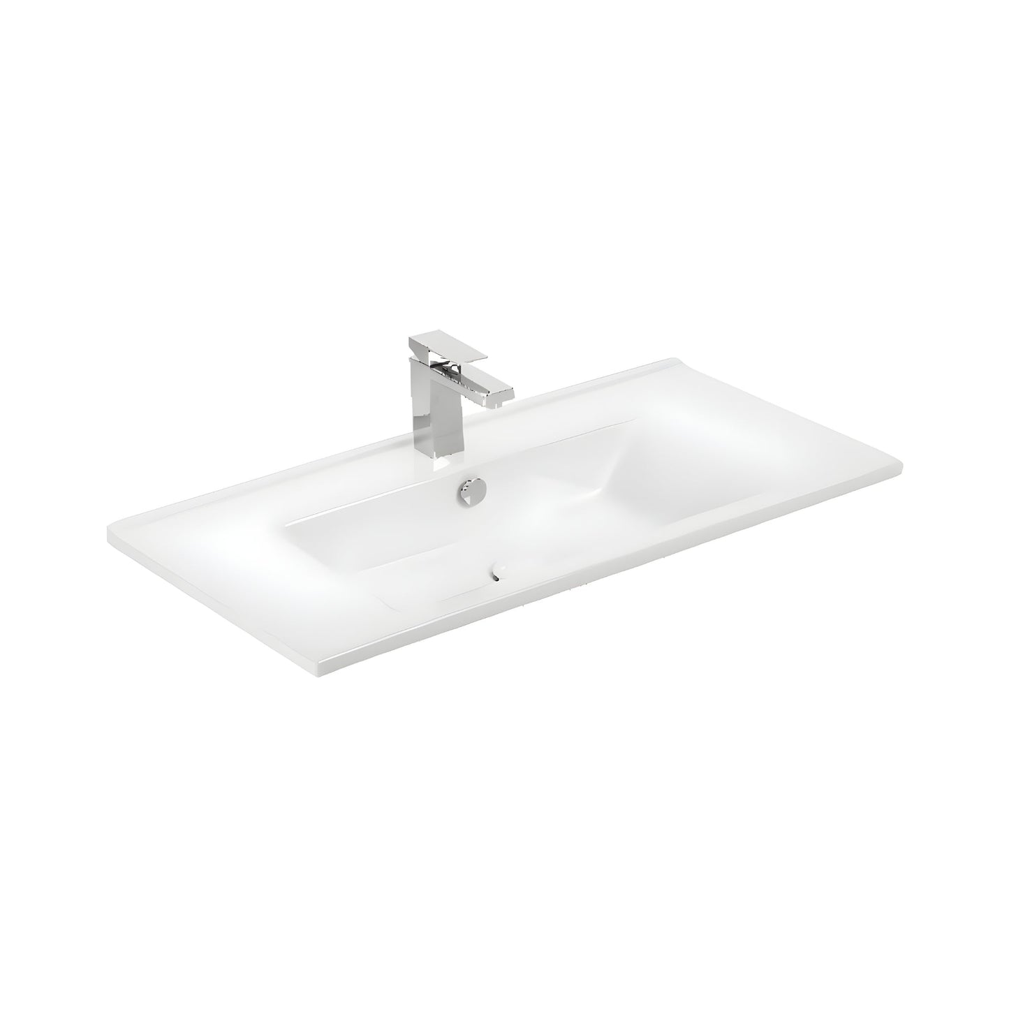 BELBAGNO ATRIA NEO GLOSS  850MM SINGLE BOWL WALL HUNG VANITY