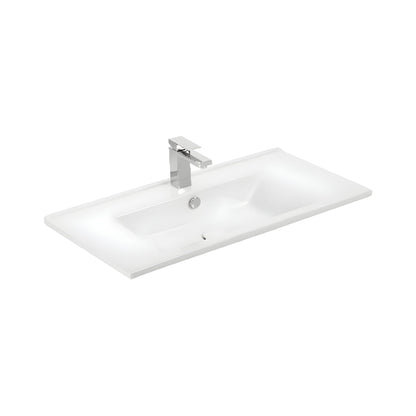 BELBAGNO ATRIA NEO GLOSS  850MM SINGLE BOWL WALL HUNG VANITY