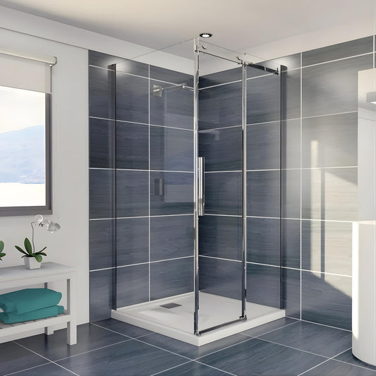 DECINA AVALON FRAMELESS SLIDING SHOWER SCREEN