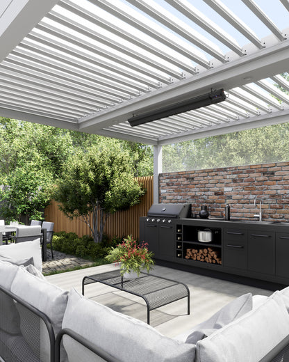 LO2400WB Lotus 2400W Long-Wave Outdoor Heater