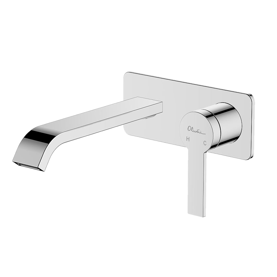 Oliveri Barcelona Wall Mixer Set Chrome