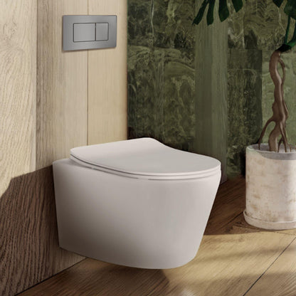 BELBAGNO  STEEL IN WALL RECTANGULAR BUTTON FLUSH PLATES 256MM GUN GREY