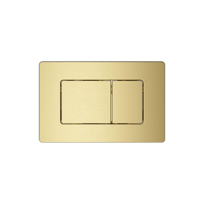 BELBAGNO  STEEL IN WALL RECTANGULAR BUTTON FLUSH PLATES 256MM BRUSHED