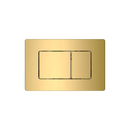 BELBAGNO  STEEL IN WALL RECTANGULAR BUTTON FLUSH PLATES 256MM CHAMPAIGN