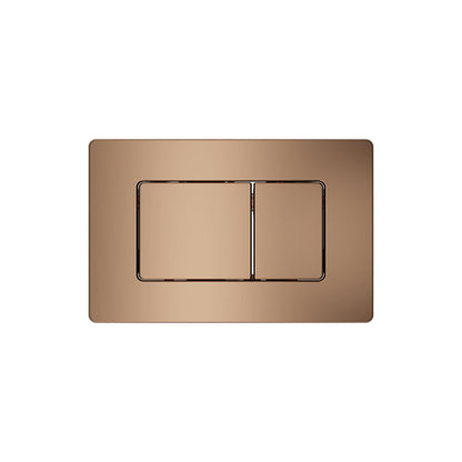 BELBAGNO  STEEL IN WALL RECTANGULAR BUTTON FLUSH PLATES 256MM ROSE