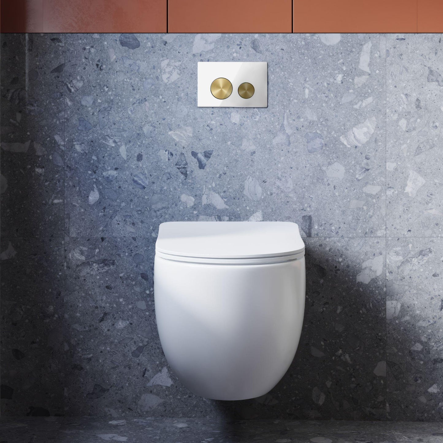 BELBAGNO GLASS IN WALL CIRCLE ALLOY BUTTON FLUSH PLATES 256MM  AND  ALUMINIUM