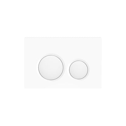 BELBAGNO ABS IN WALL CIRCLE BUTTON FLUSH PLATES 256MM