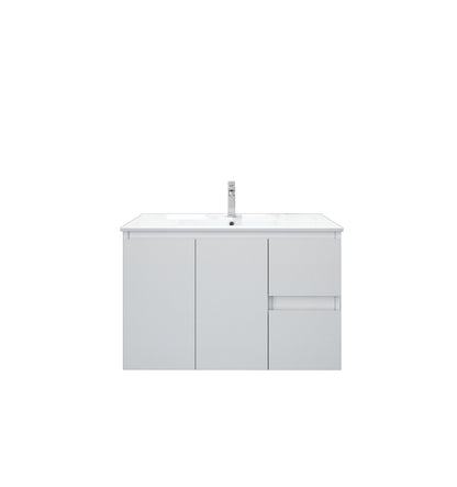 BIANCA 900mm MDF Wall-Hung Vanity (LHD) (+ OP 90)