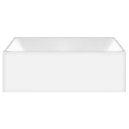 DECINA BIANCO FREESTANDING BACK TO WALL BATHTUB GLOSS WHITE (AVAILABLE IN 1400MM, 1500MM AND 1700MM)