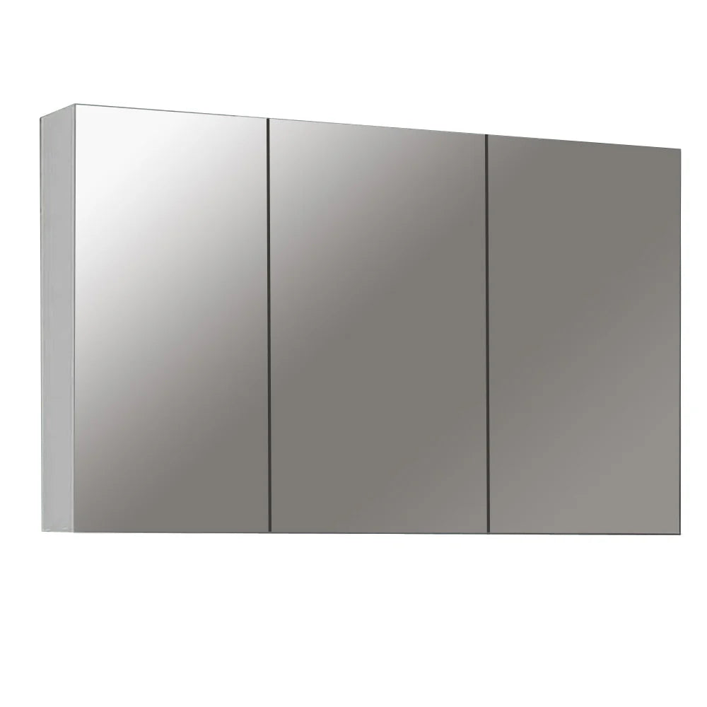 PVC Shaving Cabinet 1200mm x 720mm - Gloss White