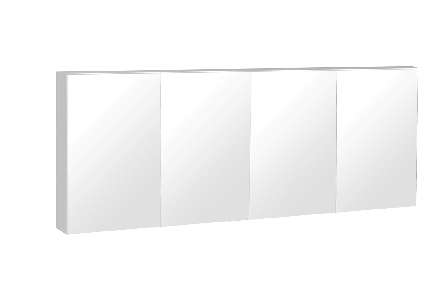 MDF Shaving Cabinet 1500mm - Gloss White