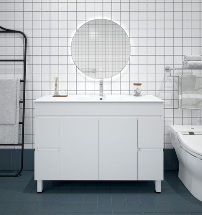 BIANCA 1200mm PVC Freestanding Vanity (+ OP 120D)