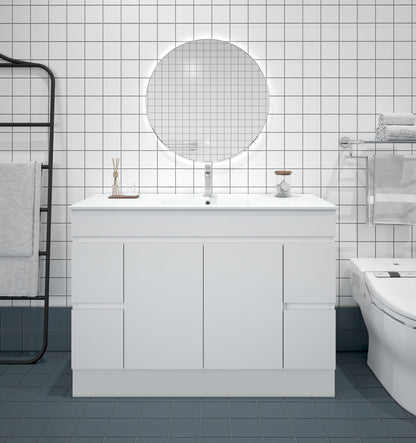 BIANCA 1200mm PVC Freestanding Vanity (+ OP 120D)