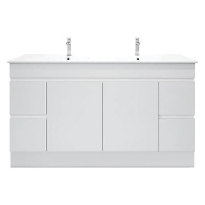 BIANCA 1500mm PVC Freestanding Vanity - 1500mm / Cabinet Only / KickBoard