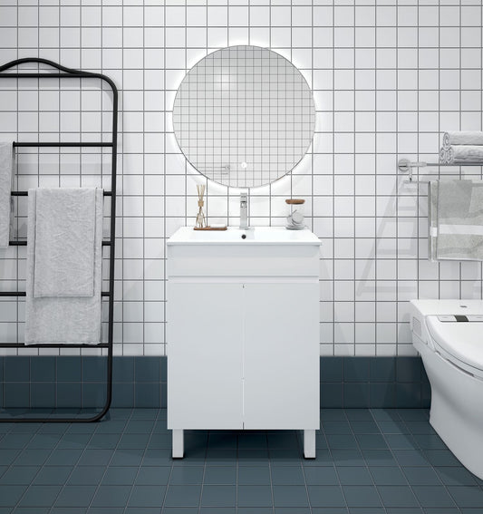 BIANCA 600mm PVC Freestanding Vanity (+ OP 60)